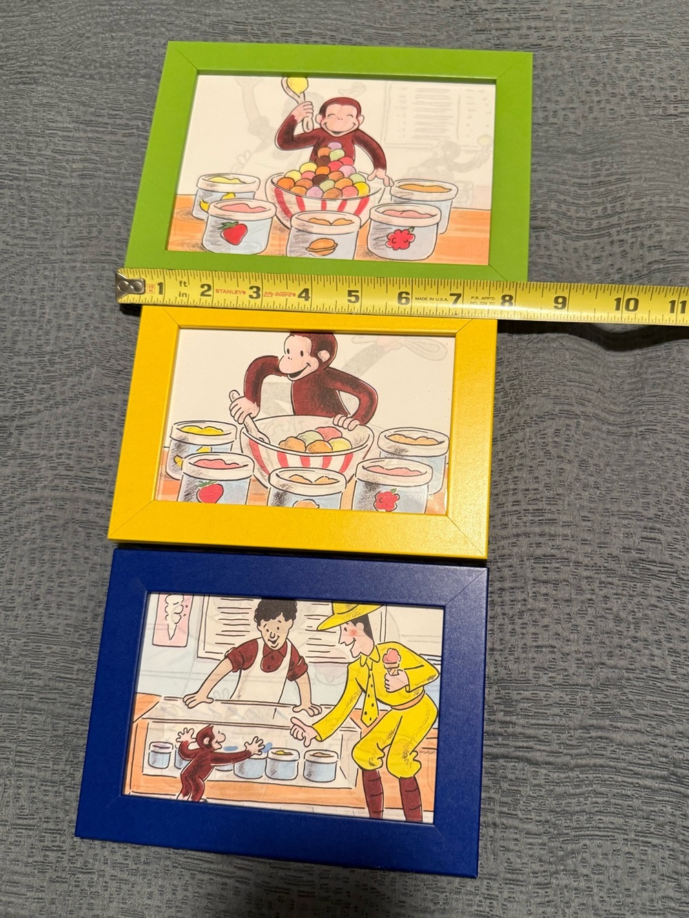 Curious George & Dr. Seuss Framed Room Decor - 7 pieces
